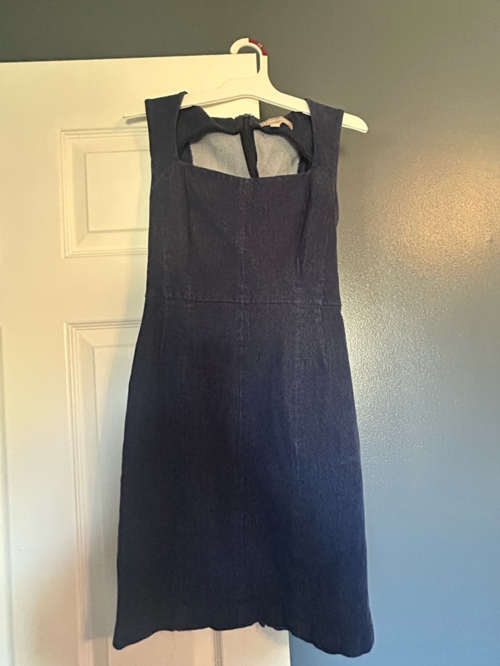 Denim Sleeveless fitted Sheath Dress